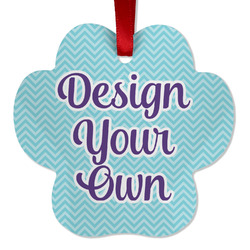 Design Your Own Metal Paw Ornament - Double-Sided