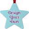 Design Your Own Metal Star Ornament - Double-Sided
