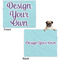 Design Your Own Microfleece Dog Blanket - Large- Front & Back