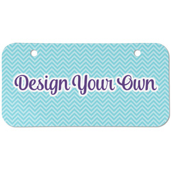 Design Your Own Mini/Bicycle License Plate (2 Holes)