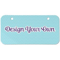 Design Your Own Mini/Bicycle License Plate - 2 Holes