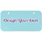 Design Your Own Mini/Bicycle License Plate - 2 Holes