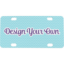 Design Your Own Mini / Bicycle License Plate (4 Holes)