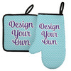 Left Oven Mitt & Pot Holder Set
