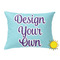 Design Your Own Outdoor Throw Pillow (Rectangular - 20x14)
