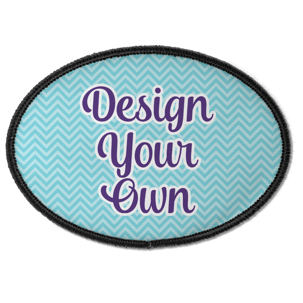 Design Your Own Iron On Oval Patch