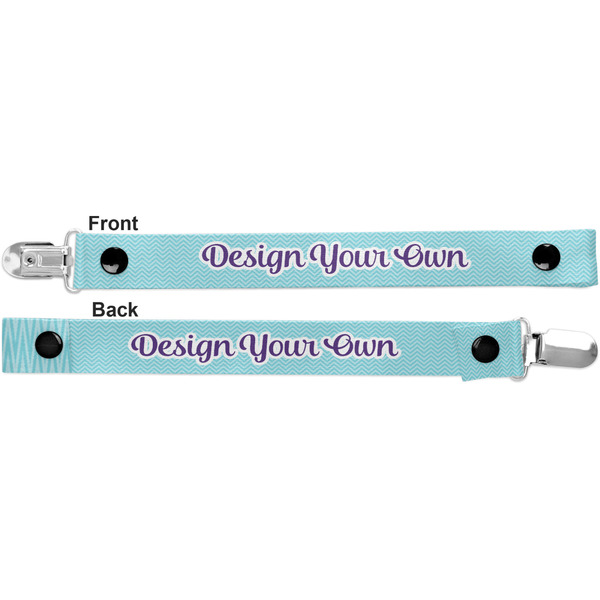 Design Your Own Pacifier Clip - Front and Back