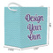 Design Your Own Party Favor Bag - Dimensions