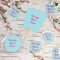Design Your Own Party Supplies Combination Image - All items - Plates, Coasters, Fans