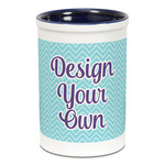Design Your Own Ceramic Pencil Holders - Blue