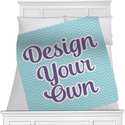 Design Your Own Minky Blanket - Twin / Full - 80" x 60" - Single-Sided