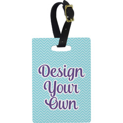 Design Your Own Plastic Luggage Tag - Rectangular