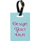 Design Your Own Personalized Rectangular Luggage Tag