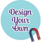 Design Your Own Personalized Round Fridge Magnet