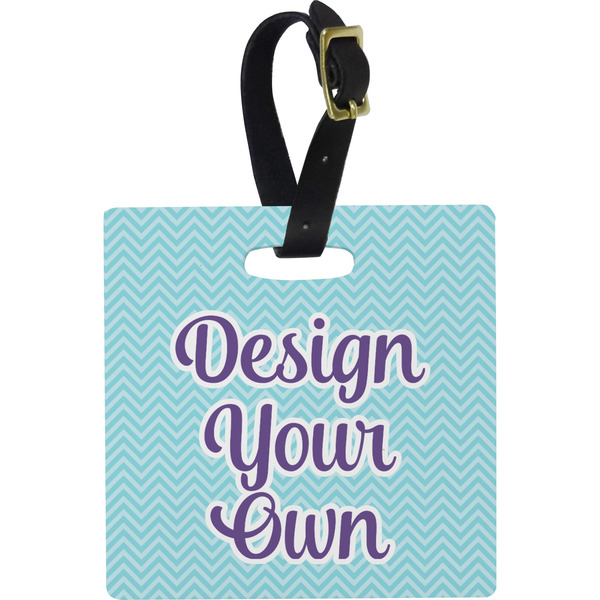 Design Your Own Personalized Square Luggage Tag