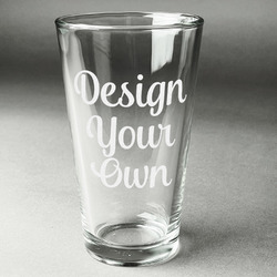Design Your Own Pint Glass - Engraved (Single)