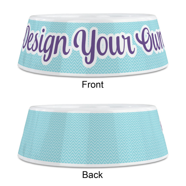 Design Your Own Plastic Pet Bowls - Medium - APPROVAL