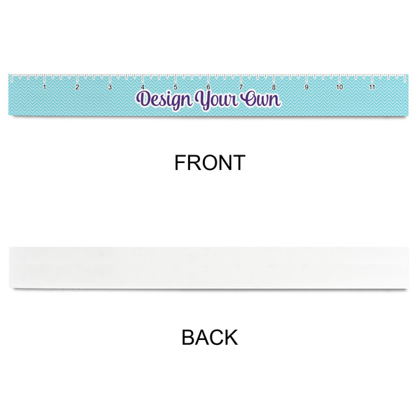 Design Your Own Plastic Ruler - 12" - APPROVAL