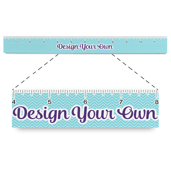 Design Your Own Plastic Ruler - 12"