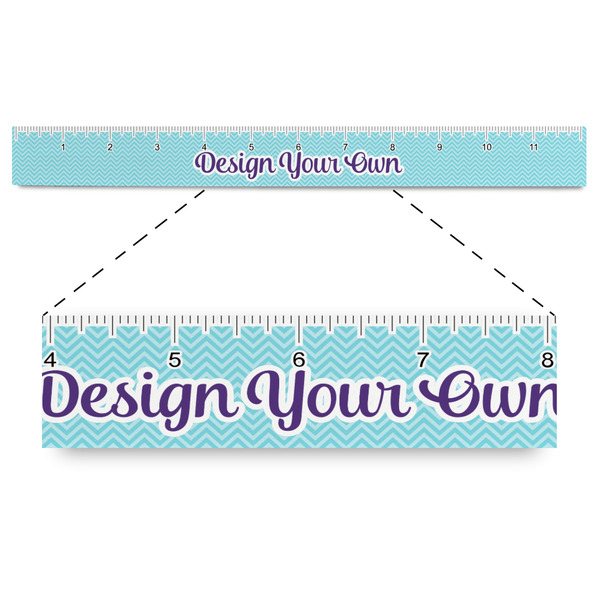 Design Your Own Plastic Ruler - 12"