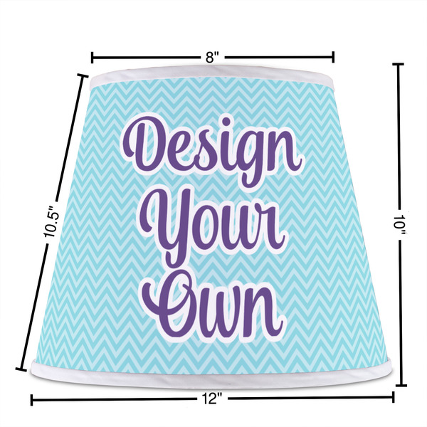 Design Your Own Poly Film Empire Lampshade - Dimensions