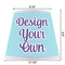 Design Your Own Poly Film Empire Lampshade - Dimensions