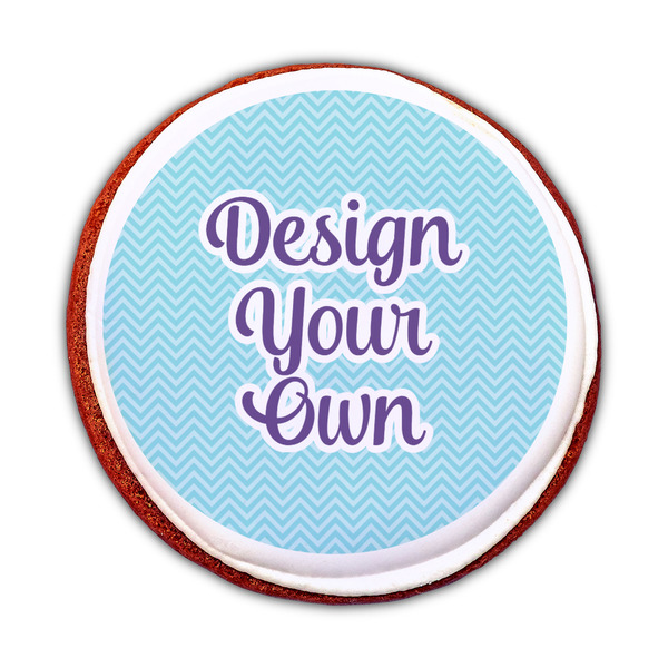 Design Your Own Printed Icing Circle - Medium - On Cookie