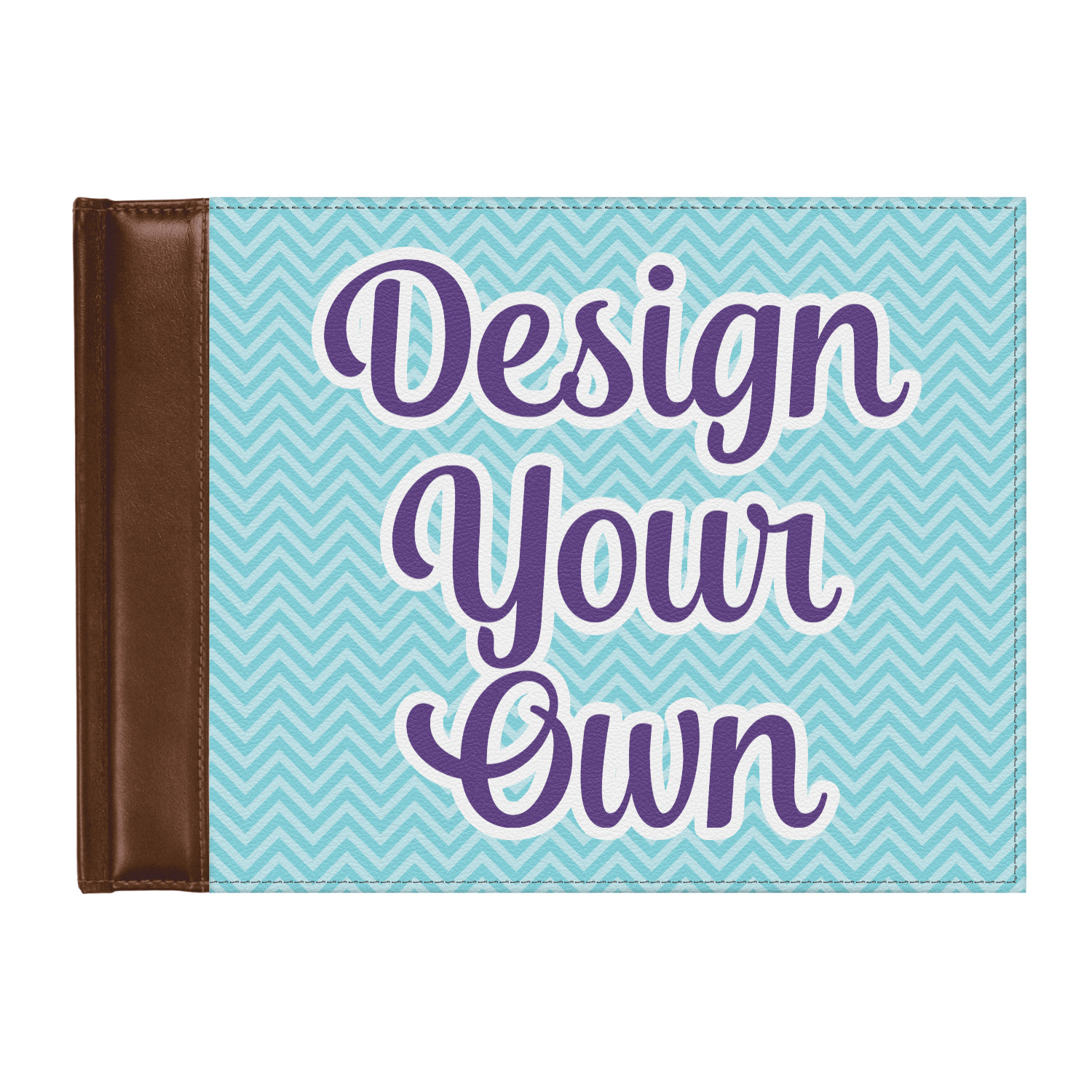 Design Your Own Genuine Leather Guest Book YouCustomizeIt