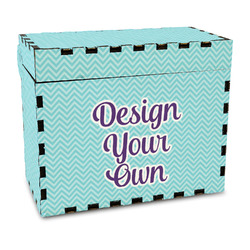 Design Your Own Wood Recipe Box - Full Color Print
