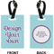 Design Your Own Rectangle Luggage Tag (Front + Back)