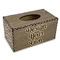 Design Your Own Rectangle Tissue Box Covers - Wood - Front
