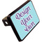 Design Your Own Rectangular Car Hitch Cover w/ FRP Insert (Angle View)