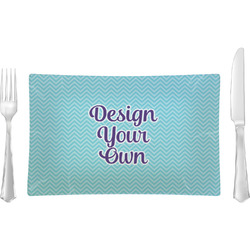 Design Your Own Rectangular Glass Lunch / Dinner Plate