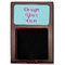Design Your Own Red Mahogany Sticky Note Holder - Flat