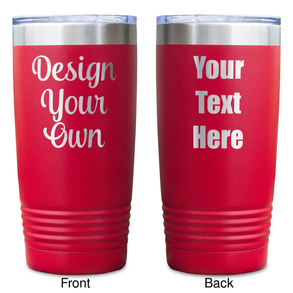 Design Your Own Red Polar Camel Tumbler - 20oz - Double Sided - Approval