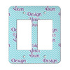 Rocker Style Light Switch Cover - Two Switch