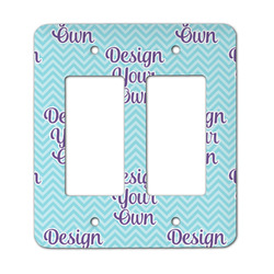 Design Your Own Rocker Style Light Switch Cover - Two Switch