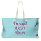 Design Your Own Large Rope Tote Bag - Front View