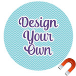 Design Your Own Round Car Magnet - 10"