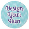 Round Rubber Backed Coaster - Single