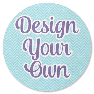 Design Your Own Round Rubber Backed Coaster