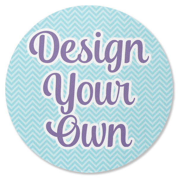 Design Your Own Round Rubber Backed Coaster - Single