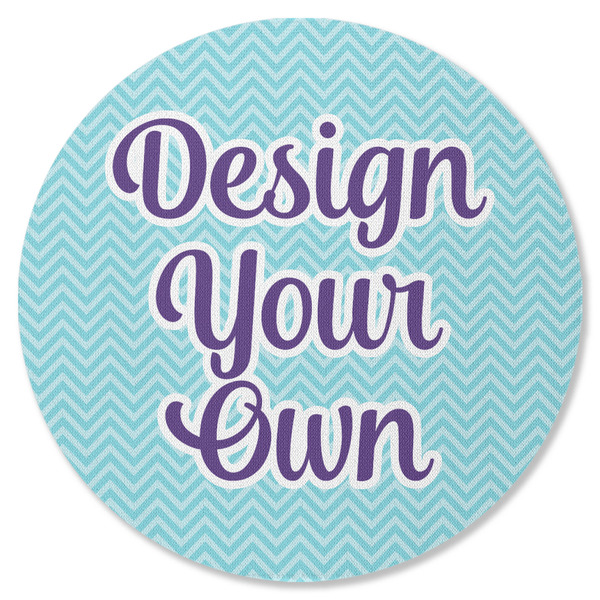 Design Your Own Round Rubber Backed Coaster - Single