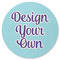 Design Your Own Round Rubber Backed Coaster - Single