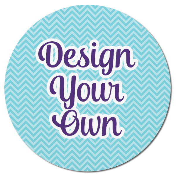 Design Your Own Round Fridge Magnet - FRONT