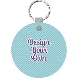 Design Your Own Round Plastic Keychain