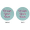 Design Your Own Round Linen Placemats - APPROVAL (double sided)