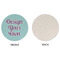 Design Your Own Round Linen Placemats - APPROVAL (single sided)