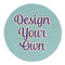 Design Your Own Round Linen Placemats - FRONT (Double Sided)