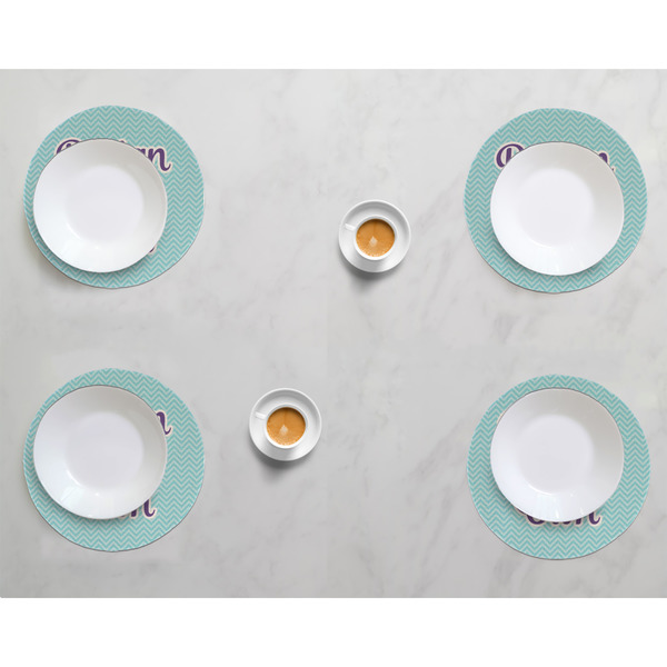 Design Your Own Round Linen Placemats - LIFESTYLE (set of 4)